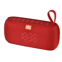 Coolsound Clock Altavoz Bluetooth 10W - Funcion Reloj - Autonomia Hasta 4H - Usb, Microsd - Manos Libres - Resistencia Al Agua Ipx4
