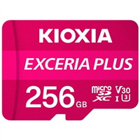 Kioxia Exceria Plus Tarjeta Micro Sdxc 256Gb Uhs-I U3 V30 A1 Clase 10 Con Adaptador