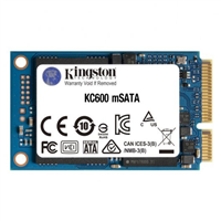 Kingston Kc600 Disco Duro Solido Ssd 256Gb Sata3 Msata 3D Tlc Nand
