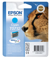 Epson T0712 Cyan Cartucho De Tinta Original - C13t07124012