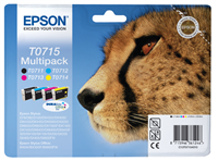 Epson T0715 Pack De 4 Cartuchos De Tinta Originales - C13t07154012