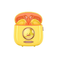 Xo Auriculares Bluetooth 5.1 Kids - Tws - Hasta 5 Horas De Musica - Color Amarillo Naranja