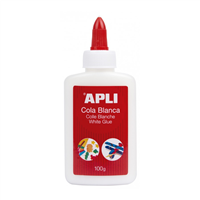 Apli Cola Blanca Liquida 100G - Aplicador De Punta - Libre De Solventes Y No Toxica - Apto Para Uso Escolar