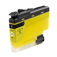 Brother Lc427xl Amarillo Cartucho Tinta Pigmentada Compatible