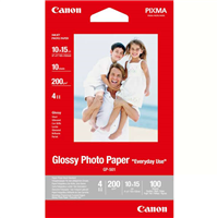 Canon Gp-501 Papel Fotografico A6 10X15cm Brillo 200Gr 10 Hojas