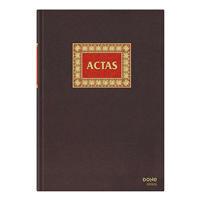 Dohe Libro De Actas Folio Natural - Encuadernacion En Tela - 100 Hojas Papel Offset Registro De 100Gr