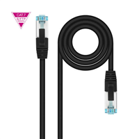 Nanocable Cable Red Cat.7 Lszh Sftp Pimf Awg26 50Cm - Color Negro