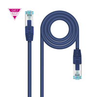 Nanocable Cable Red Cat.7 Lszh Sftp Pimf Awg26 50Cm - Color Azul