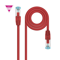 Nanocable Cable Red Cat.7 Lszh Sftp Pimf Awg26 50Cm - Color Rojo