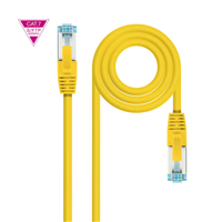 Nanocable Cable Red Cat.7 Lszh Sftp Pimf Awg26 1M - Color Amarillo
