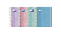 Oxford Touch Pastel Agenda Escolar 25 26 Espiral Semana Vista - Tamao 8 - Tapa Extradura Peliculado Touch - Esquinas Microperforadas - Espacio Para Notas - Cierre Con Goma - Colores Pastel Surtidos