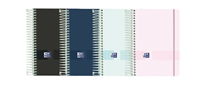 Oxford Live  Go Agenda Escolar 25 26 Espiral Semana Vista - Tamao 8 - Tapa De Plastico Opaco - Esquinas Microperforadas - Espacio Para Notas - Cierre Con Goma - Colores Surtidos