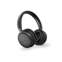Energy Sistem Auriculares Bluetooth - Radio Fm - 45H De Bateria - Reproductor Mp3 Microsd - Graves Profundos - Almohadillas De Cuero Proteico Y Espuma Visco Elastica - Color Negro