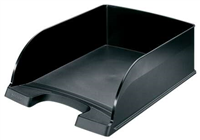 Leitz Plus Jumbo Bandeja Portadocumentos De Gran Capacidad - Formato Vertical A4 - Hasta 8Uds Apilables - Color Negro
