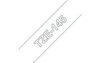 BROTHER-TZE145-CINTA-LAMINADA-COMPATIBLE-DE-ETIQUETAS-TEXTO-BLANCO-SOBRE-FONDO-TRANSPARENTE-ANCHO-18MM-X-8-METROSBRTZE145 8435490646735