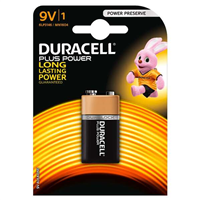 Duracell Mn1604b1 Pila Alcalina 9V 6Lp3146 Plus Power (1 Unidad)
