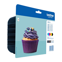 Brother Lc123 Multipack Original 4 Cartuchos Lc123valbp