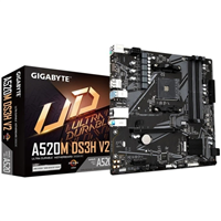 Gigabyte A520m Ds3h V2 Placa Base Amd Am4 4Xddr4 - M.2, Sata, Pcie3.0 - Hdmi, Displayport, Dvi, Rj-45, Usb 3.2 - Microatx