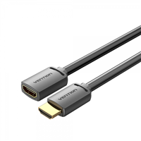 Vention Cable Alargador Hdmi Macho A Hdmi Hembra 2.0 4K - 2M - Color Negro