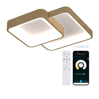 Ksix Phenomena Smartled Plafon Madera - Control Por App - 45W - 45Cm