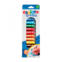 Carioca Pack De 12 Tubitos De Tempera 12Ml - Colores Superlavables - Alto Poder Cubriente - Aplicable En Materiales Porosos - Colores Surtidos