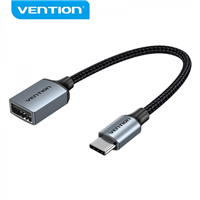 Vention Conversor Usb-C Macho A Usb Hembra - 0.15M - Color Gris