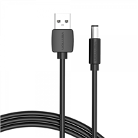 Vention Cable Alimentacion Usb-A Macho A Dc 5.5Mm - 0.5M - Color Negro