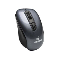 Cromad Raton Inalambrico - Hasta 10 Metros De Alcance - Incluye Mini Receptor Usb - Maxima Autonomia De Bateria, Hasta 12 Meses - 3 Botones Accesibles - Bateria 1 X Aa (No Incluida) - Diseo Comodo - Maxima Precision - Tacto Suave