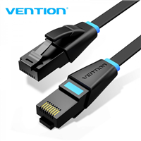 Vention Cable De Red Plano Utp Rj45 Cat.6A - 8M - Color Negro
