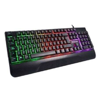 3Go Droxio Kasumi Teclado Gaming Usb - Iluminacion Led Rgb - 12 Teclas Multimedia