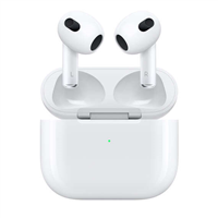 Apple Airpods 3 Gen Auriculares Inalambricos Bluetooth 5.0 - 2 Microfonos - Control De Sensor De Presion - Autonomia Hasta 6H