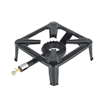 Muvip Cocina De Gas 1 Fuego - Quemador De Hierro Fundido - 7Kw De Potencia - Llave De Regulacion De Gas