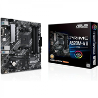 Asus Prime A520m-A Ii Csm Placa Base Amd Am4 4X Ddr4 - Hdmi, M.2, Pci Express, 4X Sata Iii, Usb 2.0, 3.2, Rj-45, Vga, Microatx