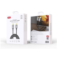 Xo Cable Displayport A Displayport - Resolucion 4K - Longitud 3M - Color Negro
