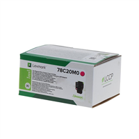 LEXMARK-CS421/CS521/CS622/CX421/CX522/CX622/CX625-MAGENTA-CARTUCHO-DE-TONER-ORIGINAL-78C20M078C20M0 0734646650120