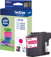Brother Lc221 Magenta Cartucho De Tinta Original - Lc221mbp