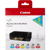 CANON-PGI29-PACK-DE-6-CARTUCHOS-DE-TINTA-ORIGINALES-4873B0054873B005 8714574572406