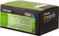 LEXMARK-CS310/CS410/CS510-CYAN-CARTUCHO-DE-TONER-ORIGINAL-70C20C0/702C70C20C0 0734646436533