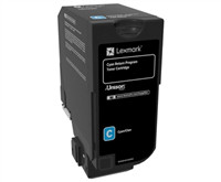 LEXMARK-CS720/CS725/CX725-CYAN-CARTUCHO-DE-TONER-ORIGINAL-74C20C074C20C0 0734646601344