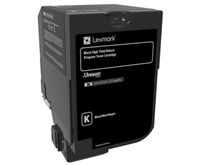 LEXMARK-CS720/CS725-NEGRO-CARTUCHO-DE-TONER-ORIGINAL-74C2HK074C2HK0 0734646601481