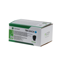 LEXMARK-CS421/CS521/CS622/CX421/CX522/CX622/CX625-CYAN-CARTUCHO-DE-TONER-ORIGINAL-78C2XC0/78C2XCE78C2XC0 0734646653282