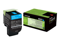 LEXMARK-CX310/CX410/CX510-CYAN-CARTUCHO-DE-TONER-ORIGINAL-80C20C0/802C80C20C0 0734646475556