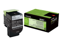 LEXMARK-CX310/CX410/CX510-NEGRO-CARTUCHO-DE-TONER-ORIGINAL-80C20K0/802K80C20K0 0734646476324