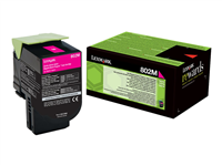 LEXMARK-CX310/CX410/CX510-MAGENTA-CARTUCHO-DE-TONER-ORIGINAL-80C20M0/802M80C20M0 0734646475624