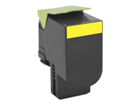 LEXMARK-CX410/CX510-AMARILLO-CARTUCHO-DE-TONER-ORIGINAL-80C2HY0/80C2HYE/802HY80C2HY0 0734646477901