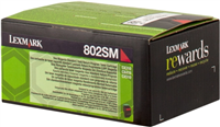 LEXMARK-CX310/CX410/CX510-MAGENTA-CARTUCHO-DE-TONER-ORIGINAL-80C2SM0/80C2SME/802SM80C2SM0 0734646481304