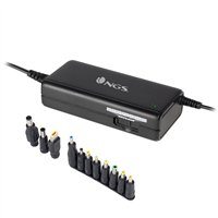 Ngs Ban Cargador De Portatil Universal 90W - 11 Adaptadores - Voltaje 12-20V - Indicador Led