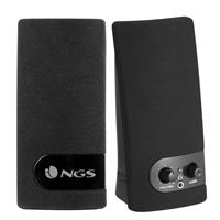 Ngs Soundbass 150 Altavoces 2.0 Usb 4W - Entrada Jack 3.5Mm - Controles En Altavoz - Color Negro