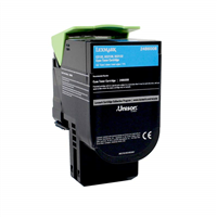 LEXMARK-C2132/XC2130/XC2132-CYAN-CARTUCHO-DE-TONER-ORIGINAL-24B600824B6008 0734646498746