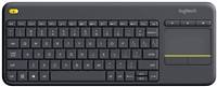 Logitech K400 Plus Teclado Inalambrico Touchpad - Pc, Tv - Color Negro